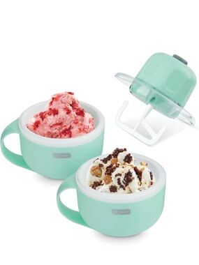 Ice Cream Maker Bowls in Mint Green